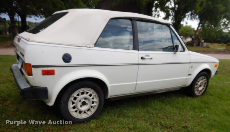image for item GT9341 1987 Volkswagen Cabriolet convertible