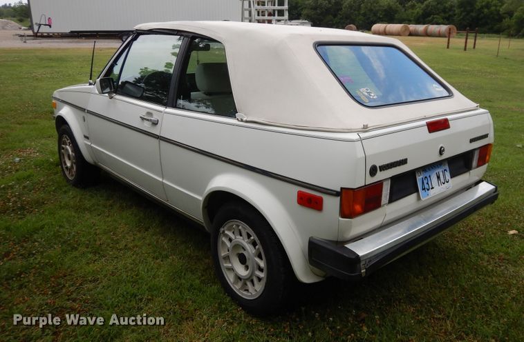 image for item GT9341 1987 Volkswagen Cabriolet convertible