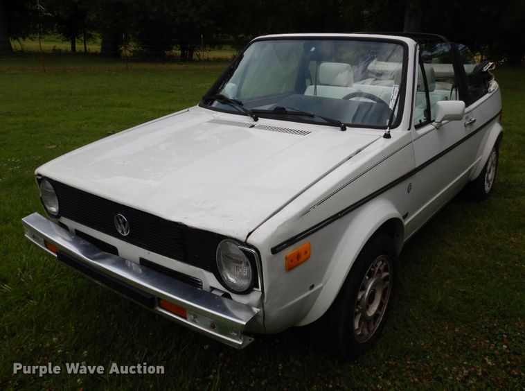 image for item GT9341 1987 Volkswagen Cabriolet convertible