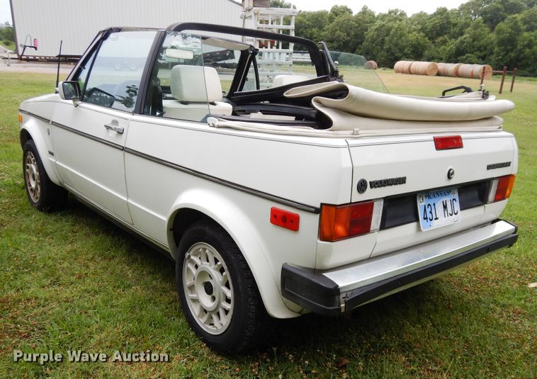 image for item GT9341 1987 Volkswagen Cabriolet convertible