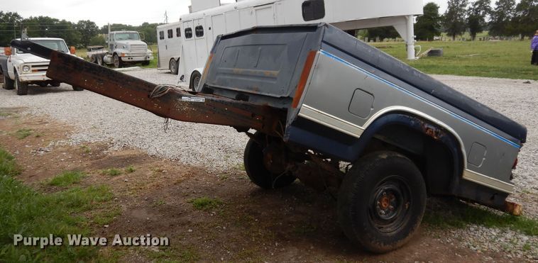 image for item GT9344 Shop built utility trailer
