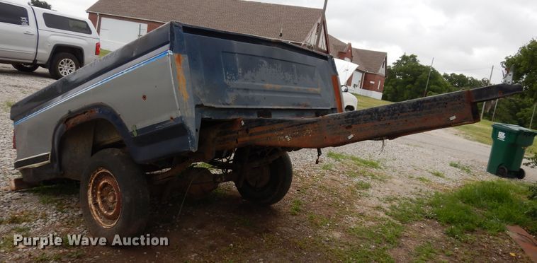 image for item GT9344 Shop built utility trailer