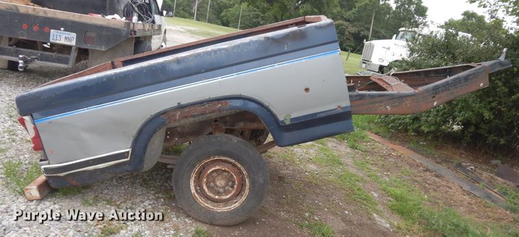 image for item GT9344 Shop built utility trailer