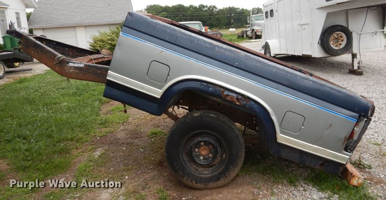 image for item GT9344 Shop built utility trailer