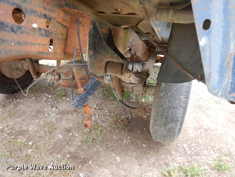 image for item GT9344 Shop built utility trailer