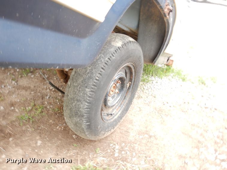 image for item GT9344 Shop built utility trailer