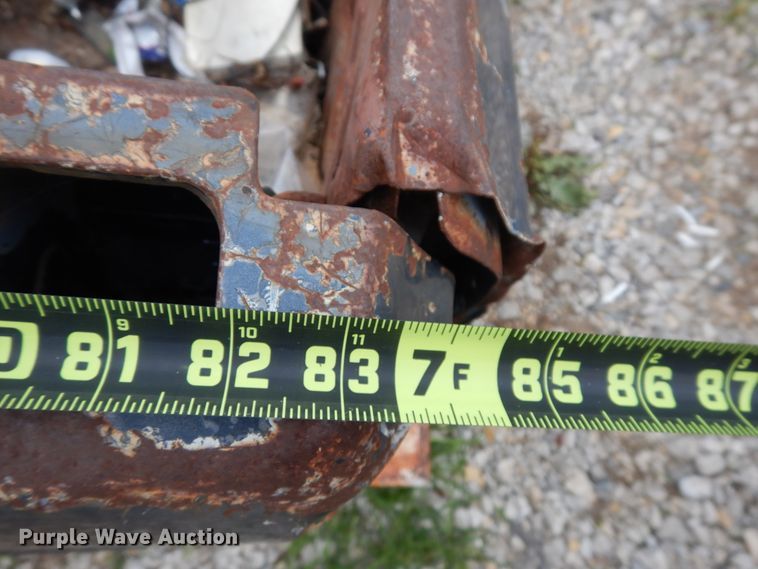 image for item GT9344 Shop built utility trailer