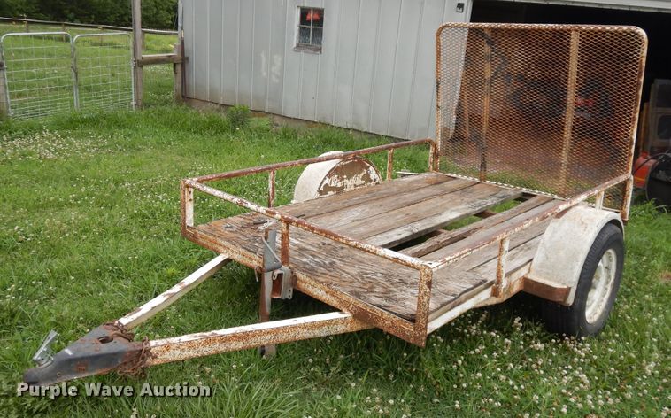 image for item GT9345 Shop built utility trailer