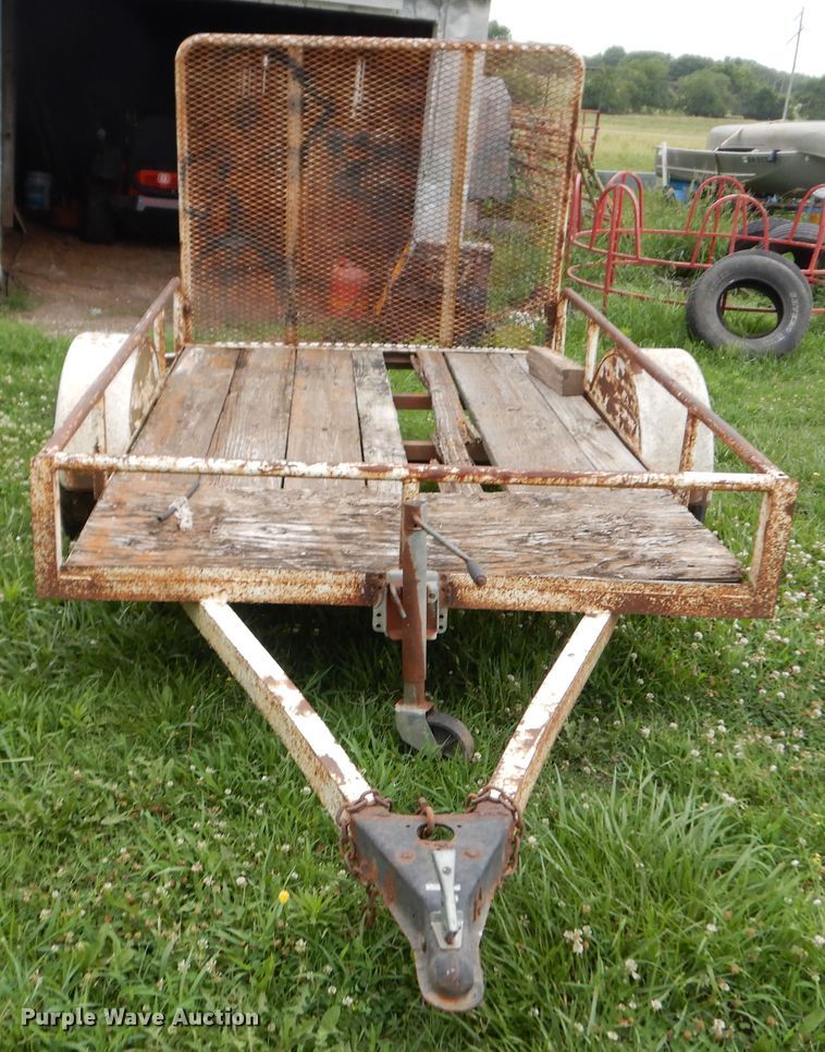 image for item GT9345 Shop built utility trailer