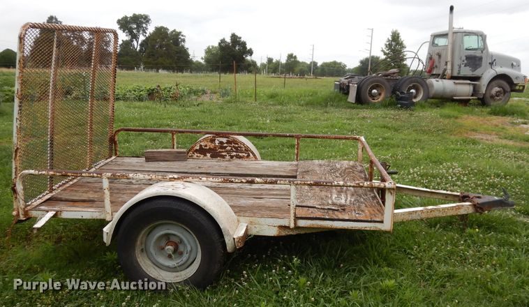 image for item GT9345 Shop built utility trailer