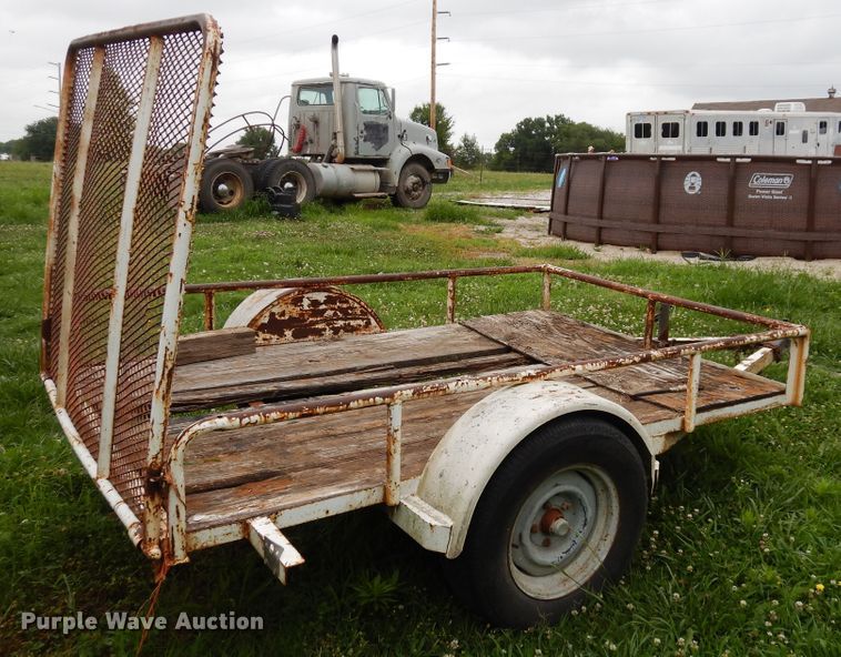 image for item GT9345 Shop built utility trailer