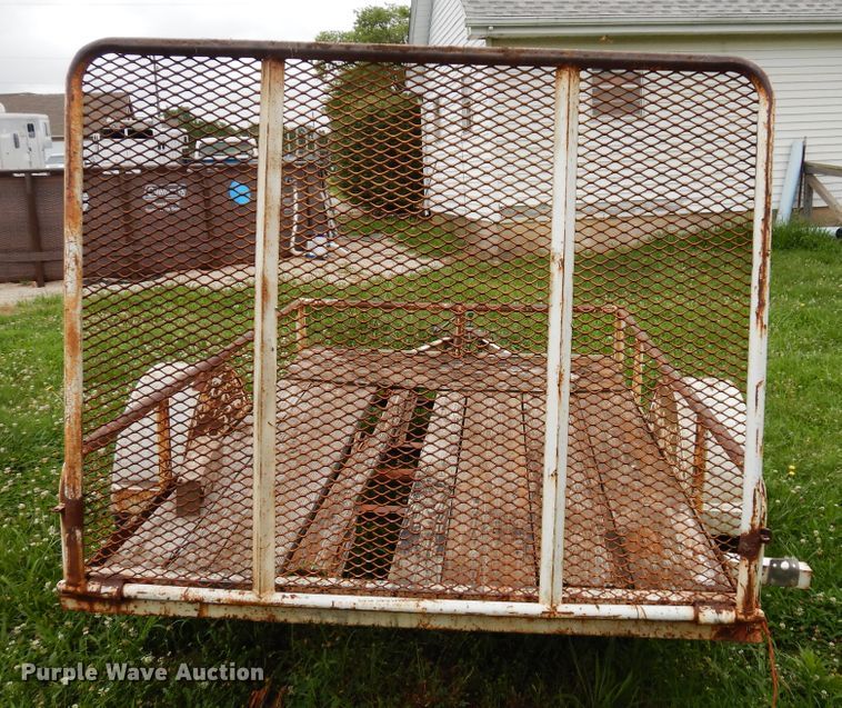 image for item GT9345 Shop built utility trailer