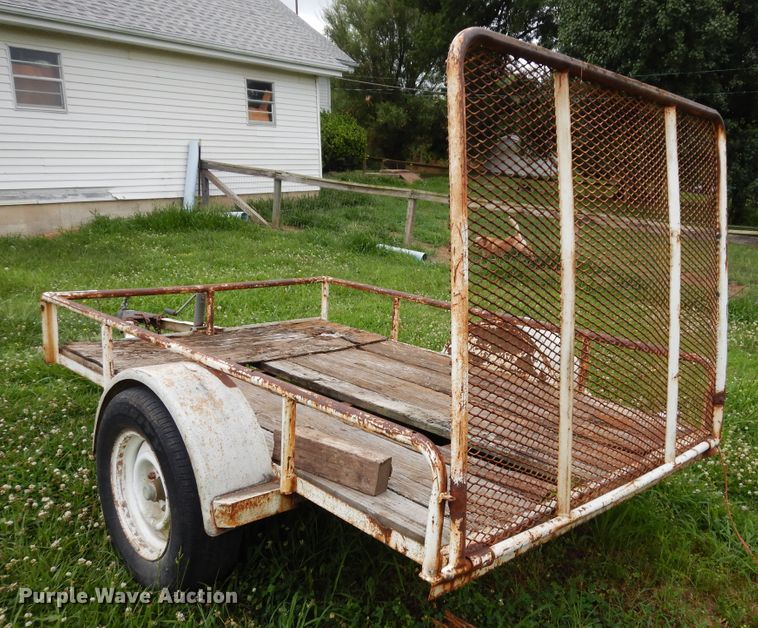 image for item GT9345 Shop built utility trailer