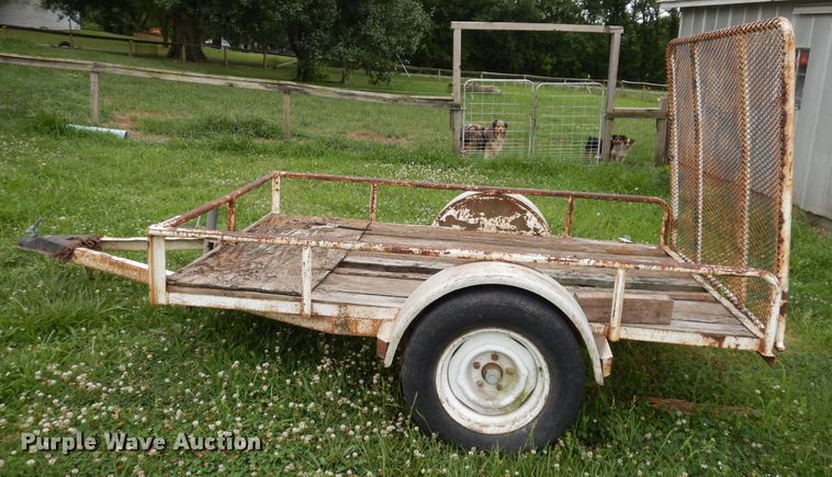 image for item GT9345 Shop built utility trailer