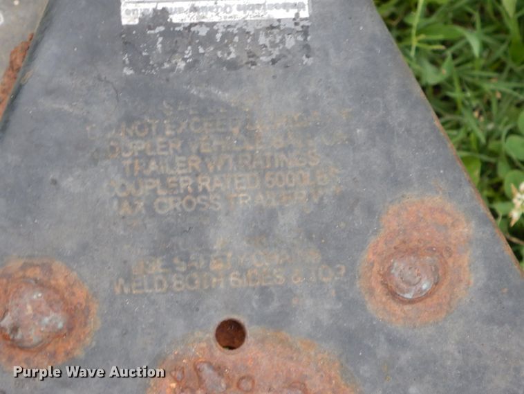 image for item GT9345 Shop built utility trailer