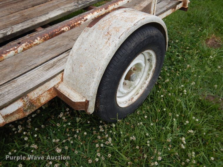 image for item GT9345 Shop built utility trailer