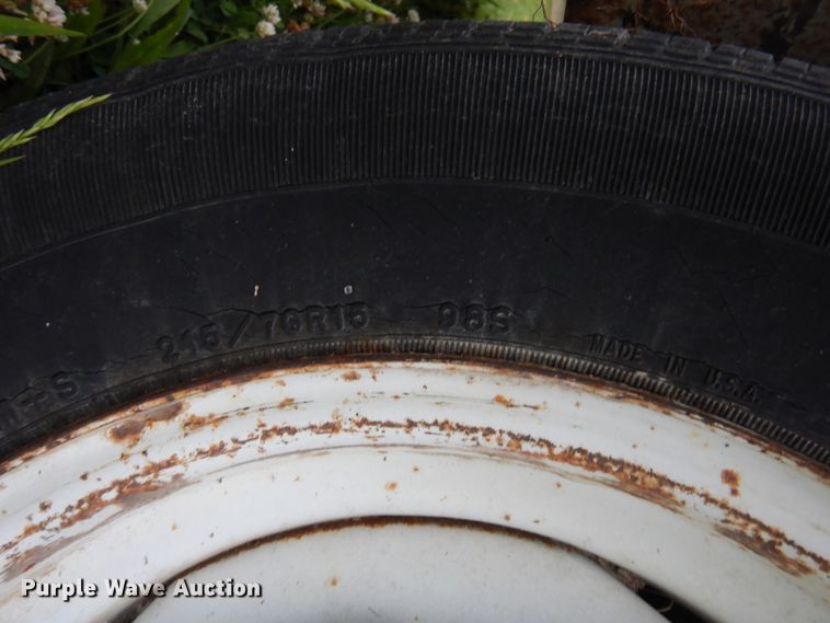 image for item GT9345 Shop built utility trailer