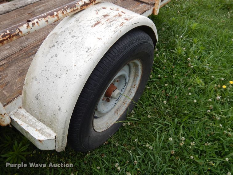 image for item GT9345 Shop built utility trailer