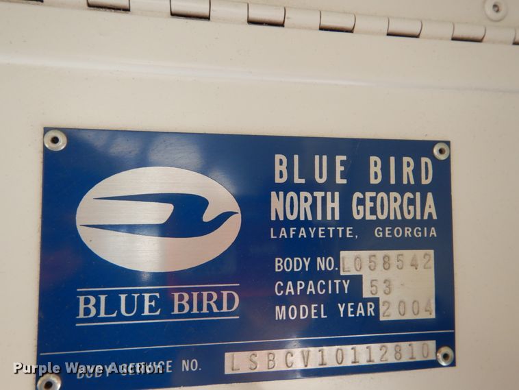 image for item GV9091 2004 International 3800 school bus