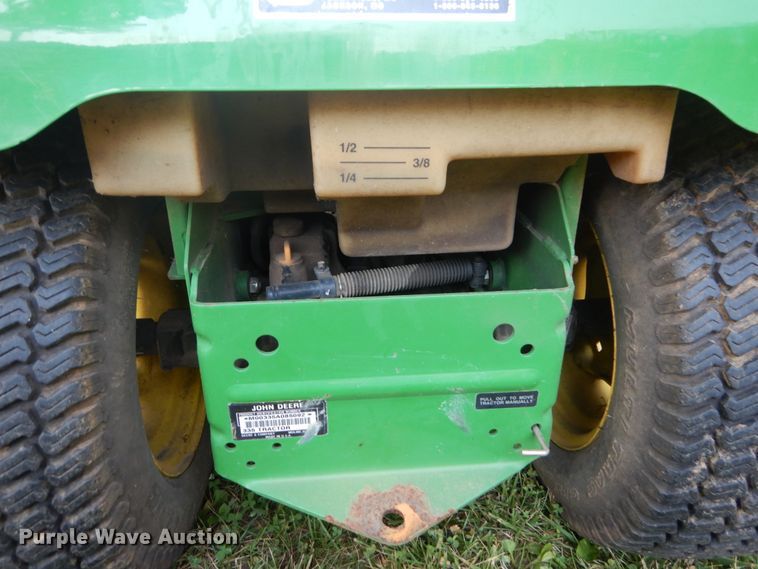image for item GV9114 John Deere 335 lawn mower