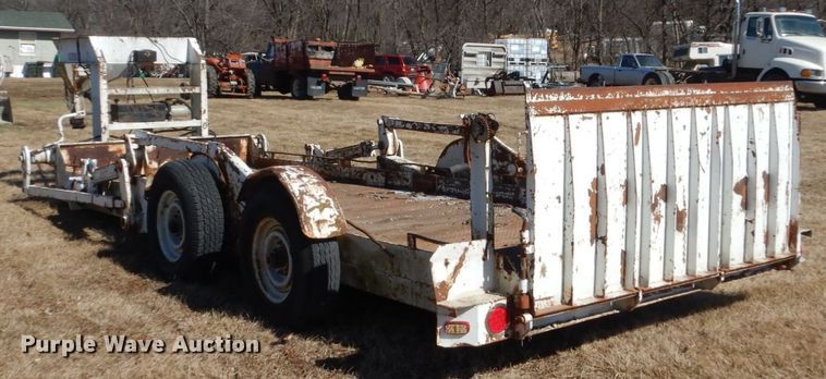 image for item GW9552 1992 Life Time EPG452OW equipment trailer