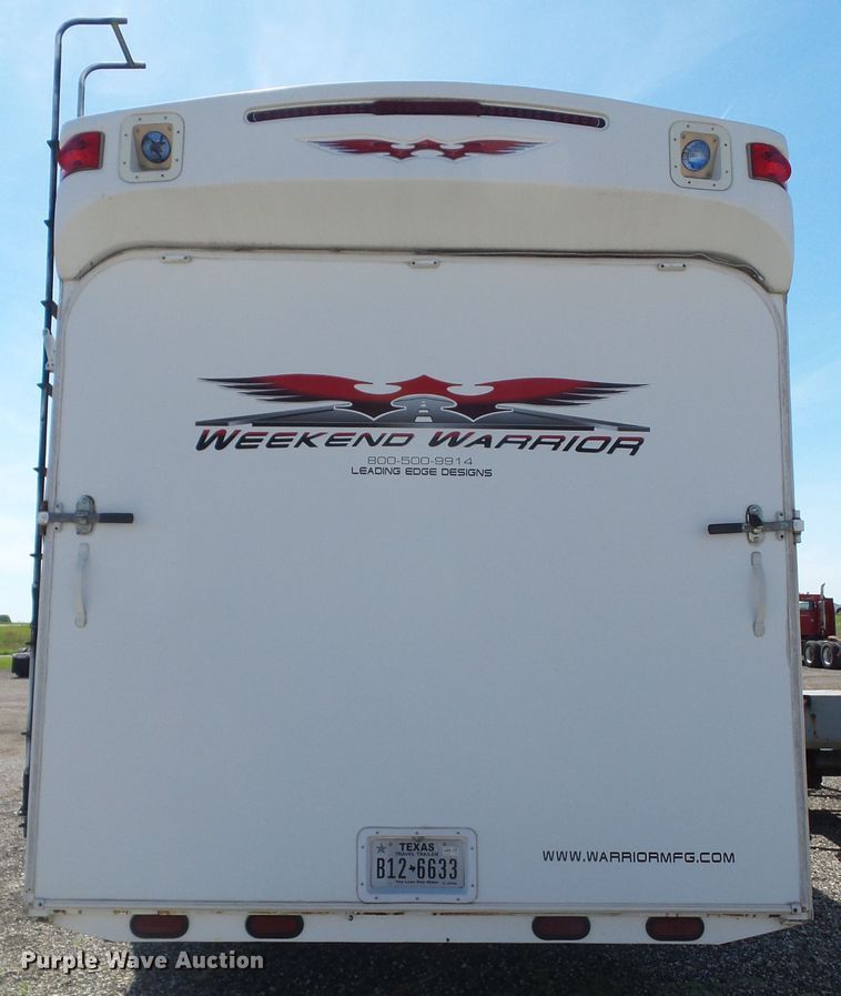 image for item GX9092 2008 Weekend Warrior Full Throttle  toy hauler camper