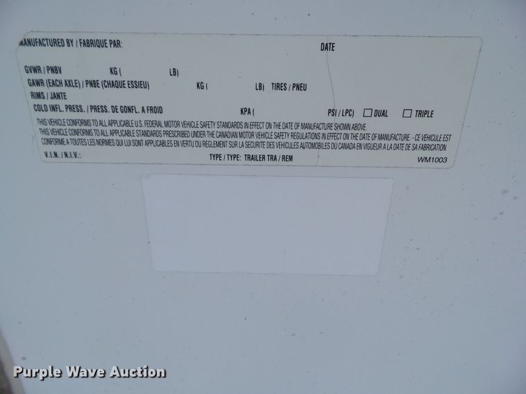 image for item GX9092 2008 Weekend Warrior Full Throttle  toy hauler camper