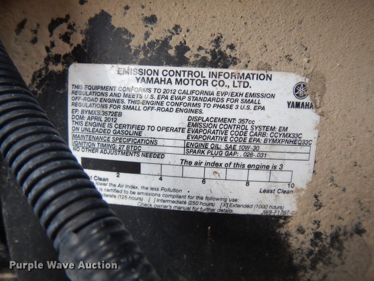 image for item HC9666 2012 Yamaha Concierge 6  golf cart