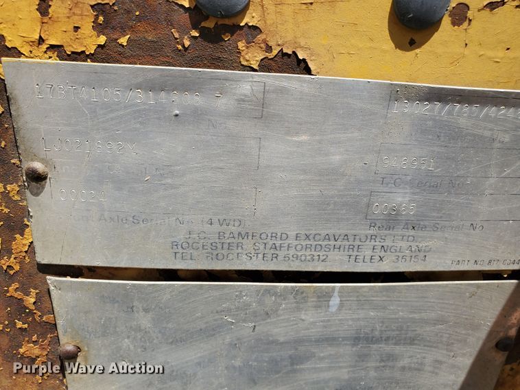 image for item HK9085 JCB 1700B  backhoe