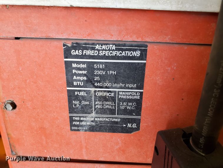 image for item HK9115 Alkota 5181B pressure washer