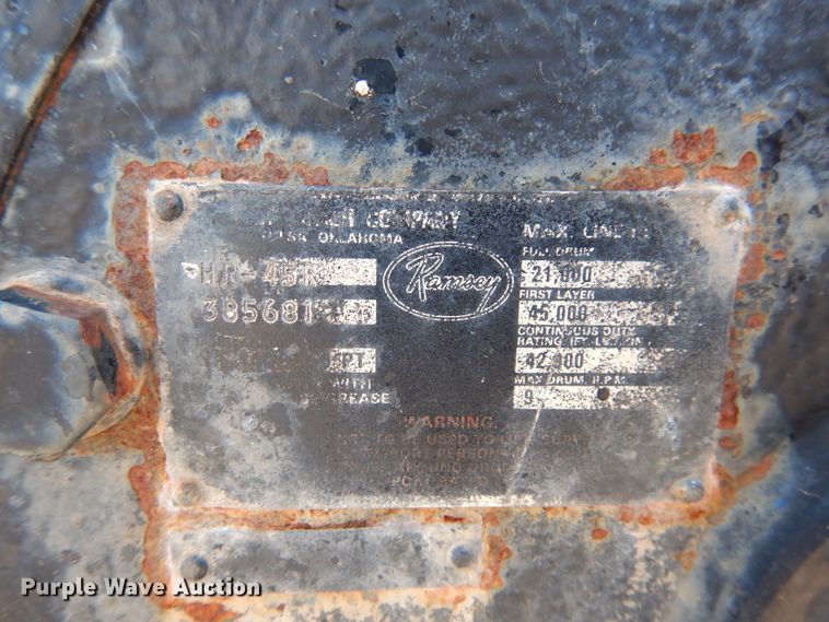 image for item HO9768 Ramsey winch