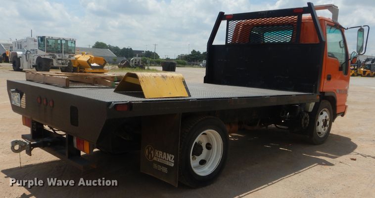 image for item HS9707 2007 Isuzu NQR  flatbed truck