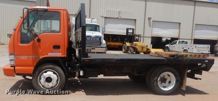 image for item HS9707 2007 Isuzu NQR  flatbed truck