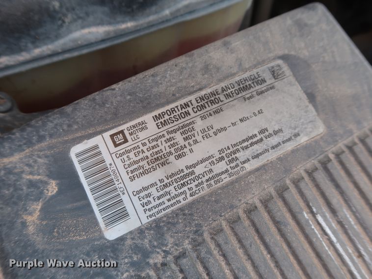 image for item HT9566 2014 Chevrolet Silverado 3500HD  utility bed pickup truck