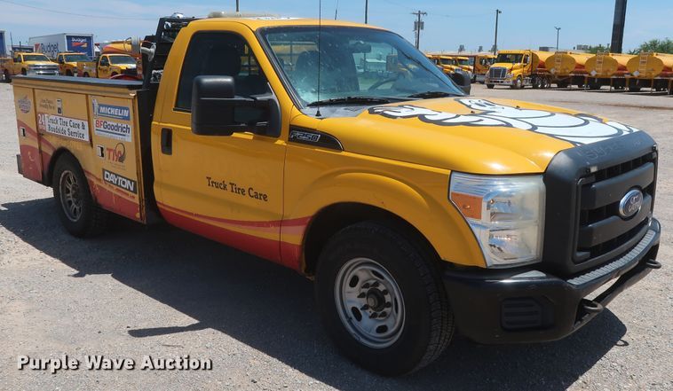 image for item HT9568 2011 Ford F250 Super Duty XL  utility bed pickup truck