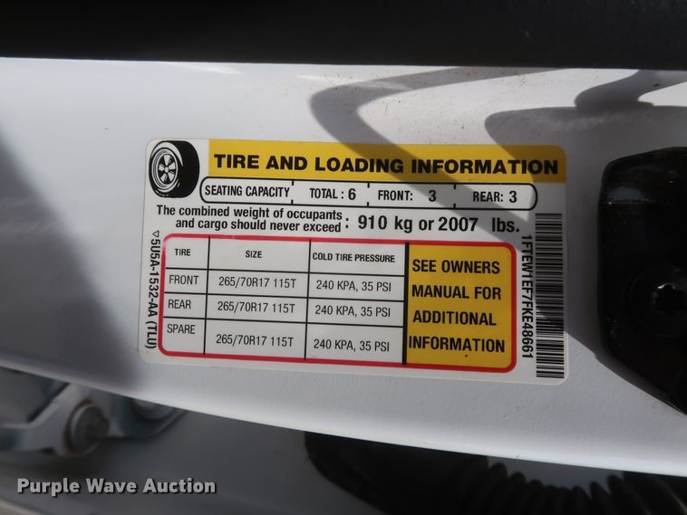 image for item HT9572 2015 Ford F150 XLT Oklahoma Edition  SuperCrew pickup truck