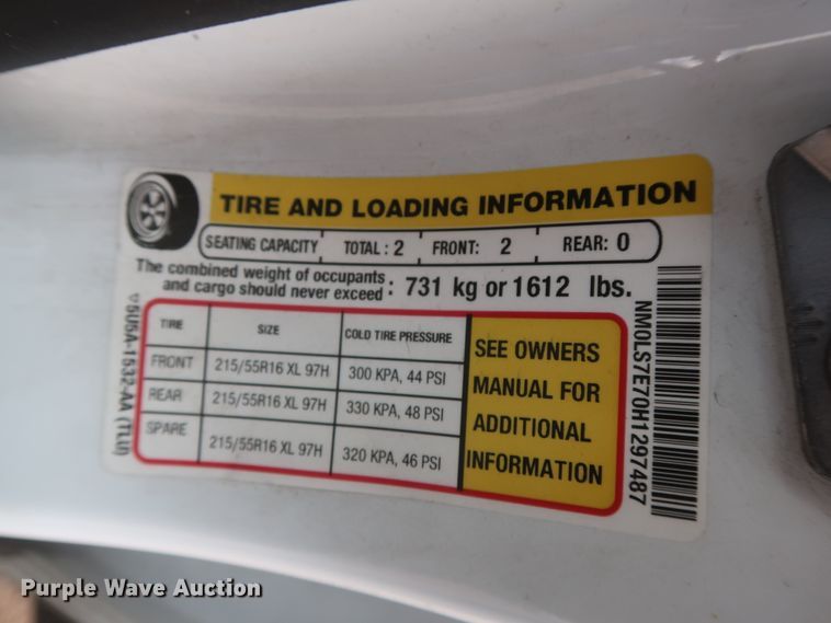 image for item HT9577 2017 Ford Transit Connect  van