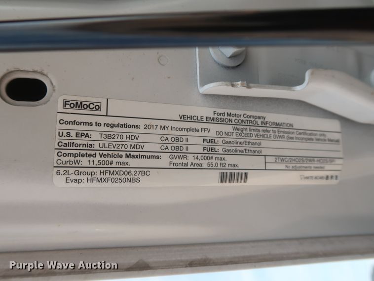 image for item HT9586 2017 Ford F350 Super Duty XL  utility bed pickup truck