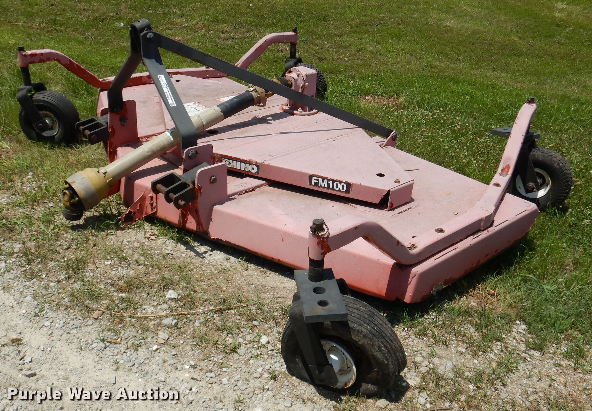 Rhino FM100 finish mower in Knob Noster, MO Item EK9237 sold Purple