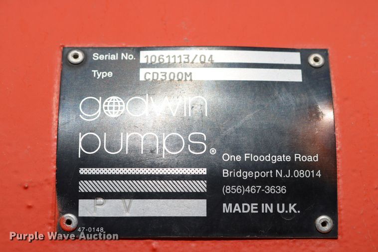 image for item DD6119 2010 Godwin CD300M pump