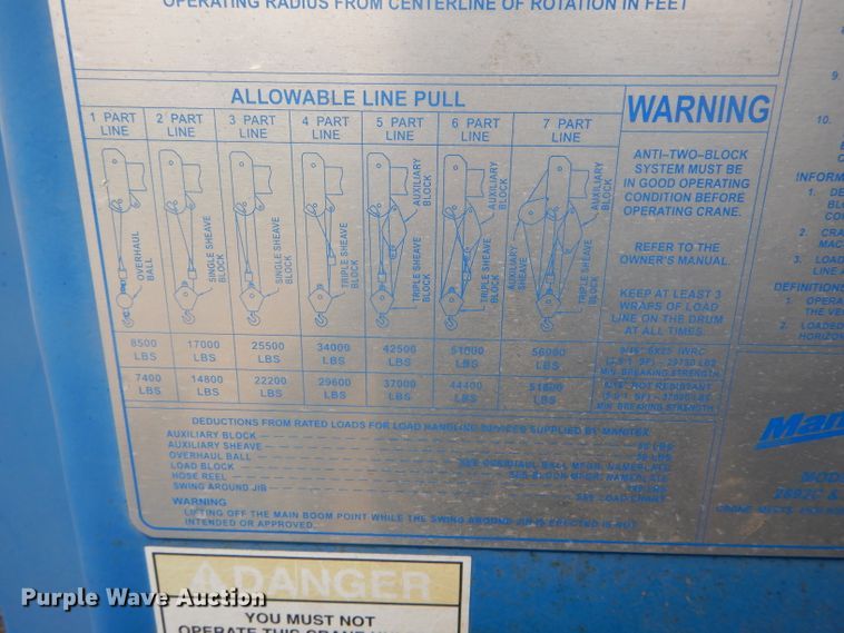 image for item DF3078 2004 Sterling LT7500 crane truck