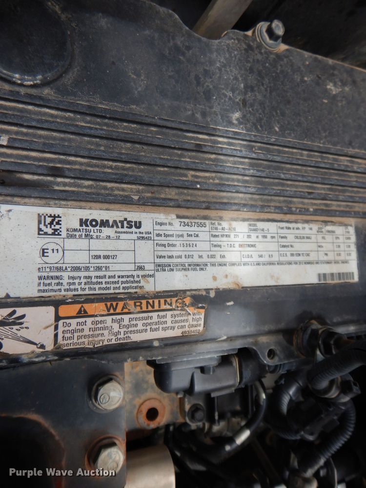 image for item DF4202 2013 Komatsu PC360LC-10  hydraulic excavator