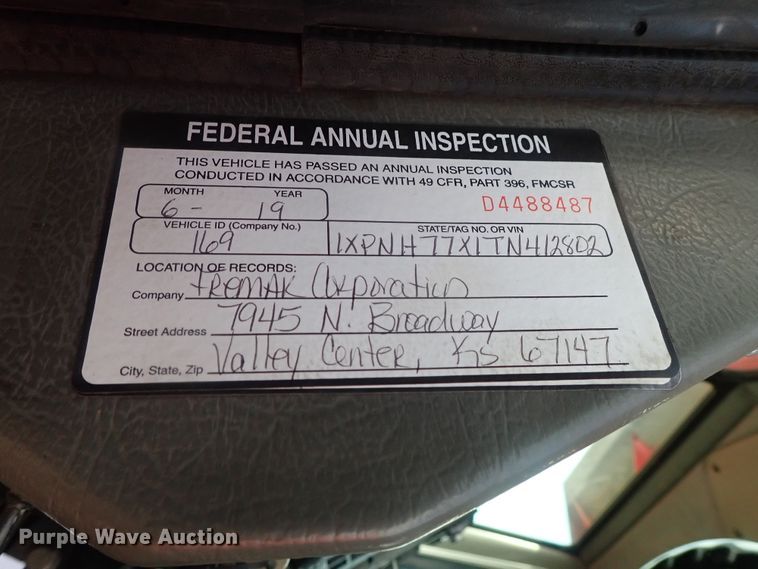 image for item DG2346 1996 Peterbilt 330  service truck with crane