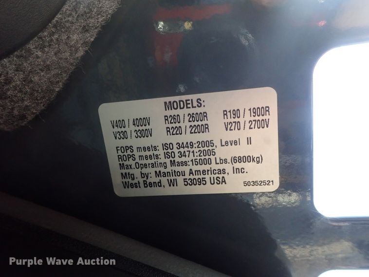 image for item DG2377 2017 Mustang 2200R  skid steer loader