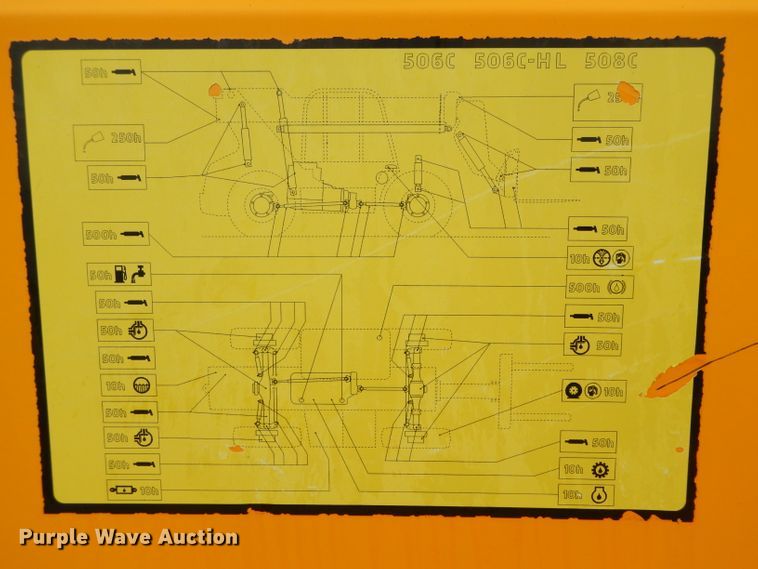 image for item DG6817 2008 JCB 506C HL  telehandler