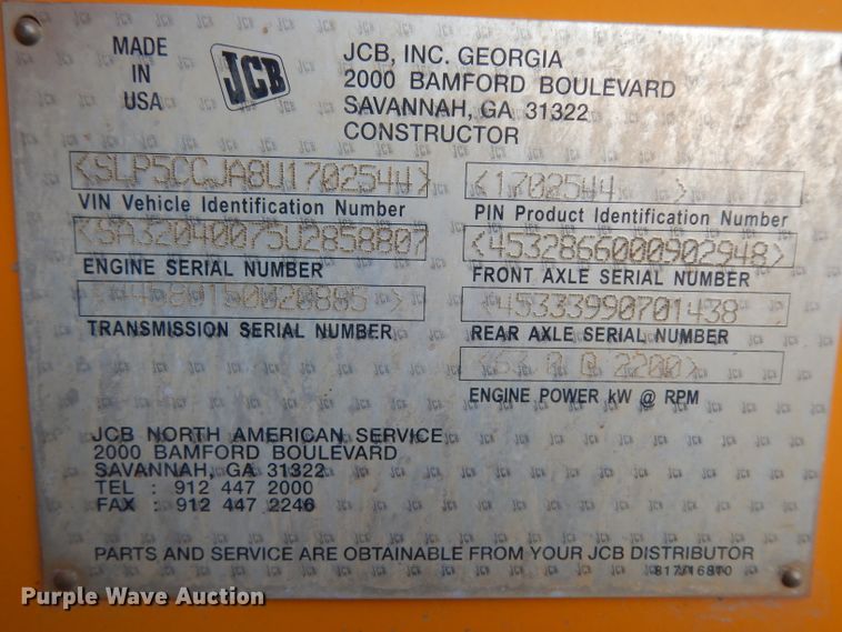 image for item DG6820 2007 JCB 506C HL  telehandler