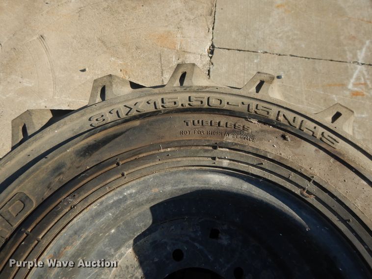 image for item DG7959 (2) 31 x 15.50-15 NHS tires