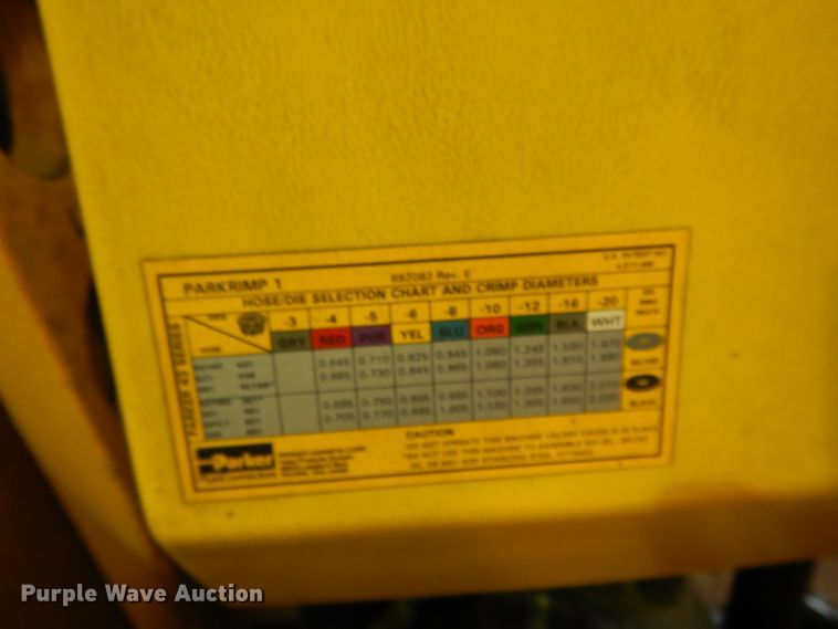 image for item DG7969 Parker hose crimper