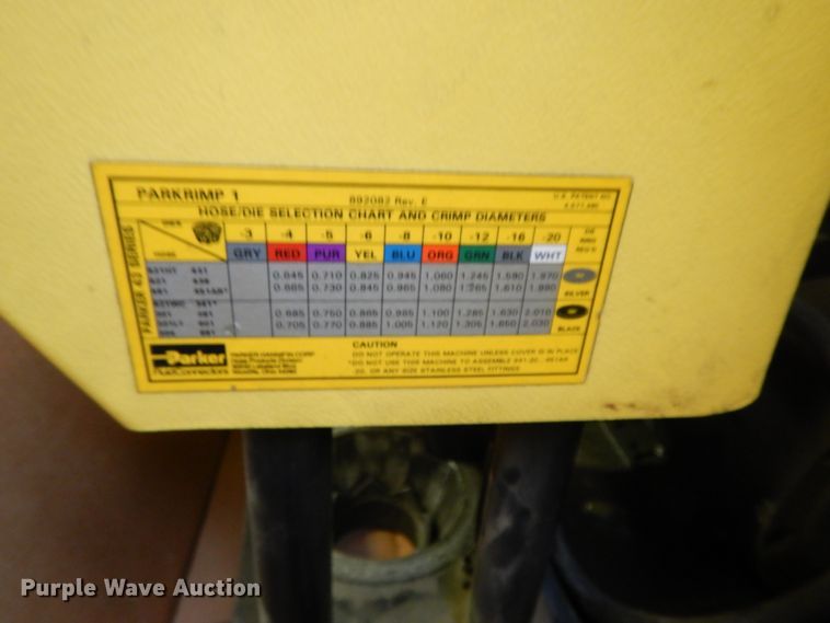 image for item DG7969 Parker hose crimper