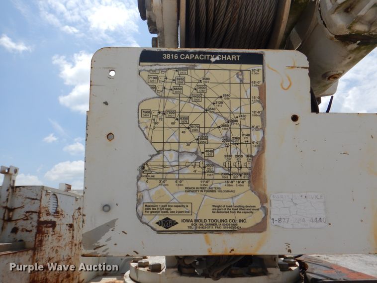 image for item DH5366 2000 Freightliner FL70  service truck with crane